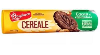 Bauducco - Biscoito Integral Cereale com Cacau e Castanhas 170g