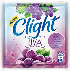 Clight - Pó para Refresco Sabor Uva Zero Açúcar 8g