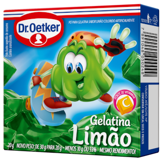 Dr. Oetker - Gelatina em Pó Sabor Limão 20g