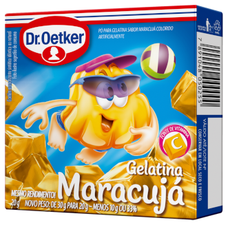 Dr. Oetker - Gelatina Sabor Maracujá 20g