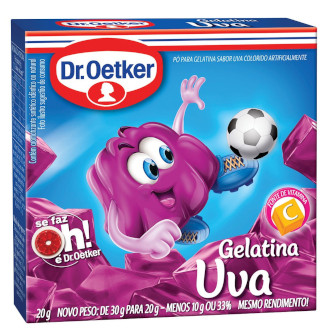 Dr. Oetker - Gelatina em Pó Sabor Uva 20g
