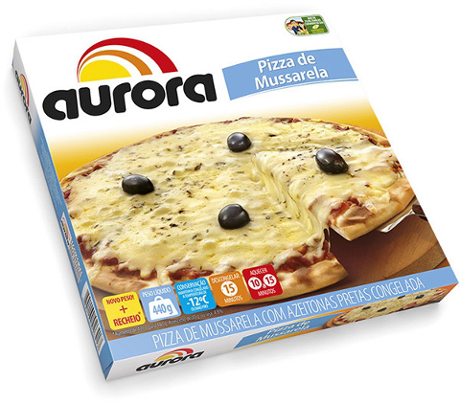 Pizza Mussarela Aurora 440g