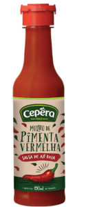 [2103.90.91] Cepêra - Molho Pimenta Vermelha 150ml