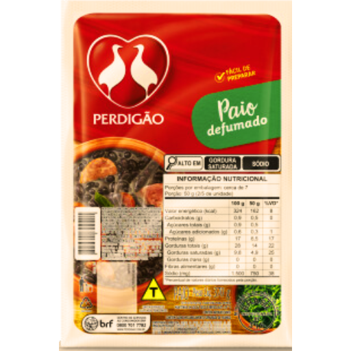 [1601.00.00] Linguiça de Paio Defumada Perdigão 370g