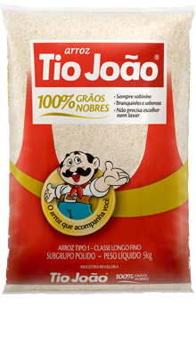 [1006.30.11] Arroz Branco Tipo 1 Tio João 5kg