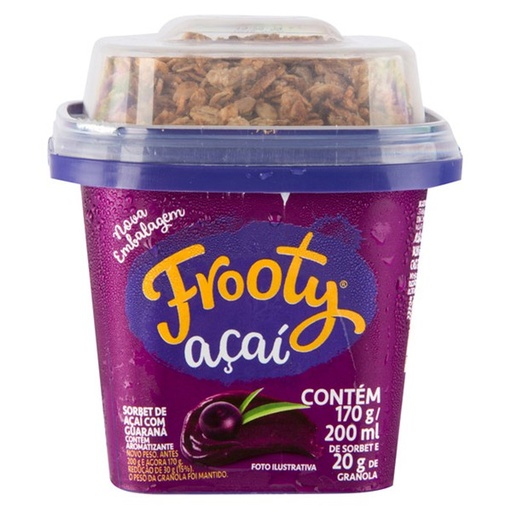 Frooty - Açaí Natural com Granola 200g