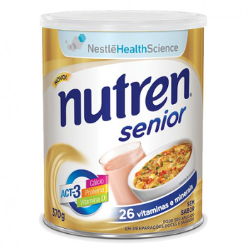 Suplemento Alimentar Nutren Senior Nestlé Lata 370g