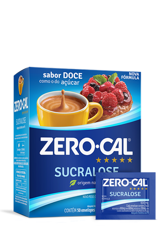 [2106.90.90] Adoçante em Pó Zero-Cal Sucralose 50 Sachês