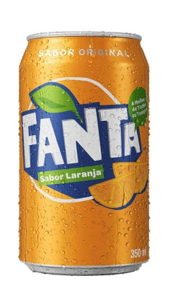 [2202.10.00] Fanta Refrigerante de Laranja 350ml