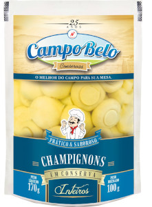 Campo Belo - Cogumelos Champignons Inteiros em Conserva 100g