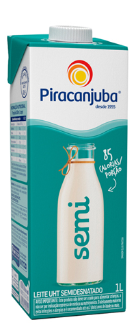 Leite Semidesnatado Piracanjuba 1L