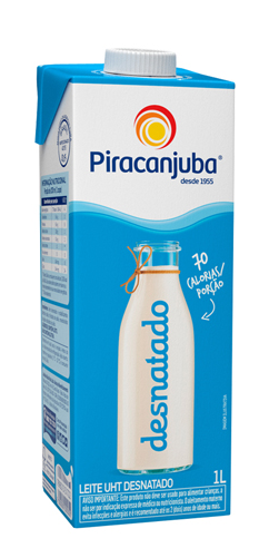 Leite Desnatado Piracanjuba 1L 