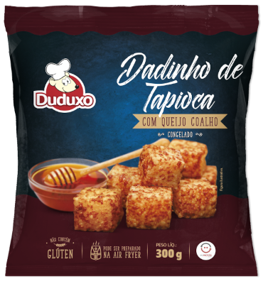 Dadinho de Tapioca com Queijo Coalho Duduxo 300g