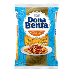 Massa Parafuso com Ovos Dona Benta 500g