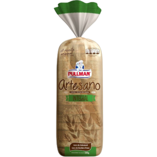 [1905.90.10] Pão de Forma Integral Pullman Artesano 500g