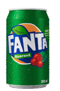 [2202.10.00] Fanta - Refrigerante de Guaraná 350ml