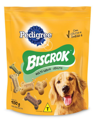 Pedigree Biscoito para Cães Adultos Biscrok 500g