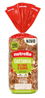 Nutrella - Pão de Forma Castanha do Pará e Quinoa 350g
