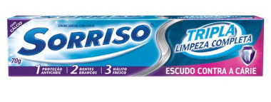 [306.10.00] Creme Dental Limpeza Completa Sorriso 70G