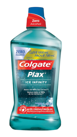 Enxaguante Bucal Ice Infinity Plax Colgate 1L