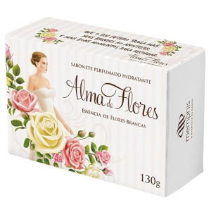 Sabonete Perfumado Essência de Flores Brancas Alma de Flores 130g