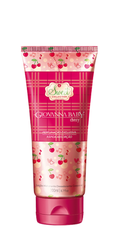 Loção Hidratante Giovanna Baby Cherry 200ml