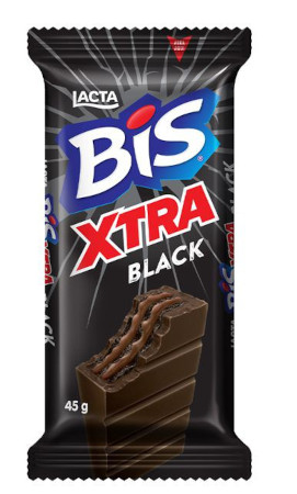 Chocolate Wafer Bis Xtra Black Lacta 45g