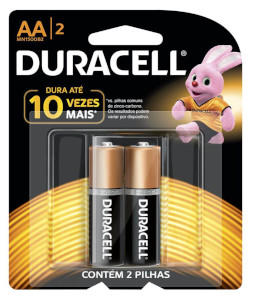 Pilha AA Duracell 2 Unidades
