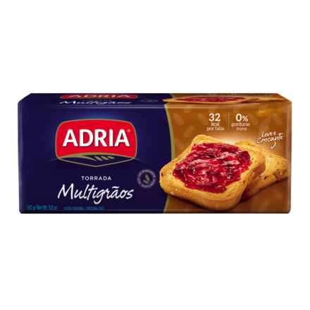 Torrada Multigrãos Adria 142g