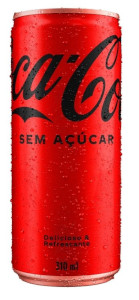 [2202.10.00] Coca-Cola - Refrigerante de Cola Zero Açúcar 310ml
