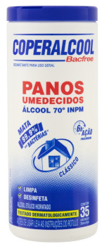 Coperalcool - Pano de Limpeza Umedecido Clássico 35 Panos