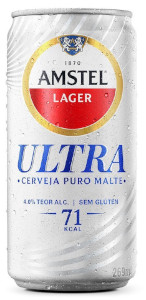 Cerveja Amstel Lager Puro Malte Ultra 269ml
