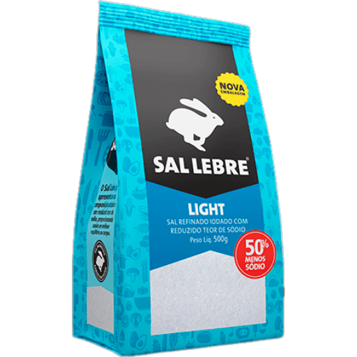 [2501.00.20] Sal Lebre Refinado Light 500g