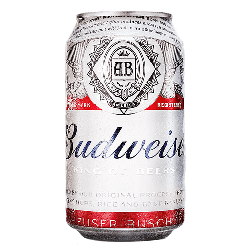 [2203.00.00] Cerveja Budweiser Lata 350ml