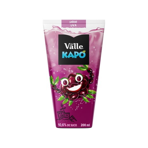 [2202.10.00] Kapo Del Valle Sabor Uva 200ml