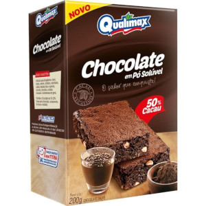 Chocolate em Pó Solúvel 50% Cacau Qualimax 200g