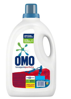 Omo Lava Roupas Líquido Lavagem Perfeita 5L