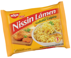 Nissin Lámen - Macarrão Instantâneo Sabor Galinha Caipira 85g