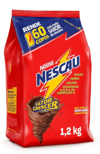 [1806.90.00] Achocolatado em Pó Nescau 2.0 Nestlé 1,2Kg