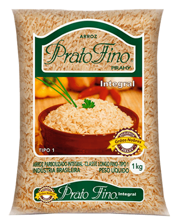 [1006.10.92] Arroz Prato Fino Integral 1kg