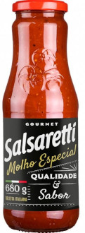 Salsaretti - Molho de Tomate Especial Gourmet 680g