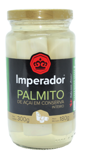 Palmito Imperador Açaí Inteiro em Conserva 300g
