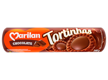 Biscoito Tortinhas Marilan Chocolate 140g