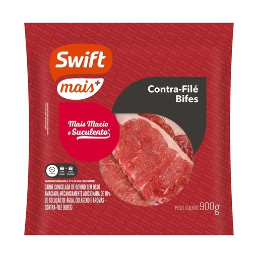 [0202.30.00] Bife de Contra Filé Swift Mais congelado 900g