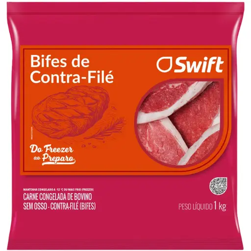 Bife de Contrafilé Swift 1kg