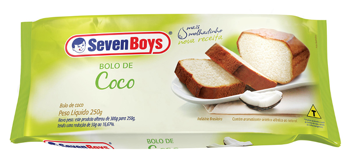 Bolo Seven Boys Coco 250g