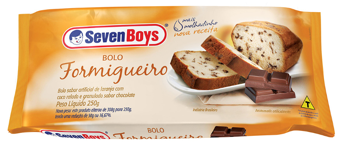Bolo Seven Boys Formigueiro 250g