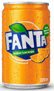 [2202.10.00] Refrigerante Fanta Laranja 220ml