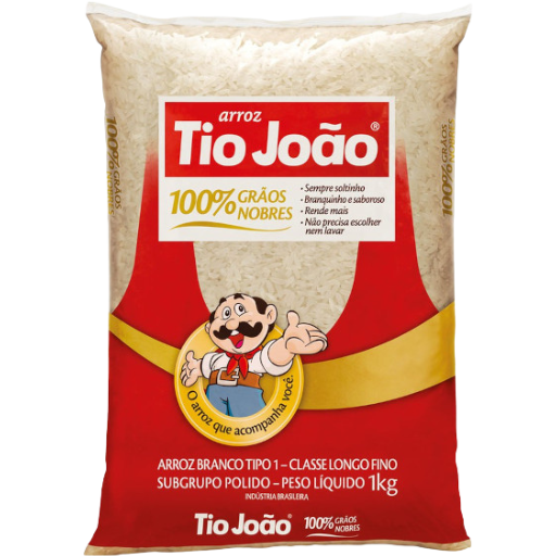 [1006.30.11] Arroz Branco Tipo1 Tio João 1kg