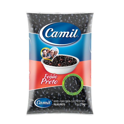 [0713.33.19] Feijão Preto Camil 1kg